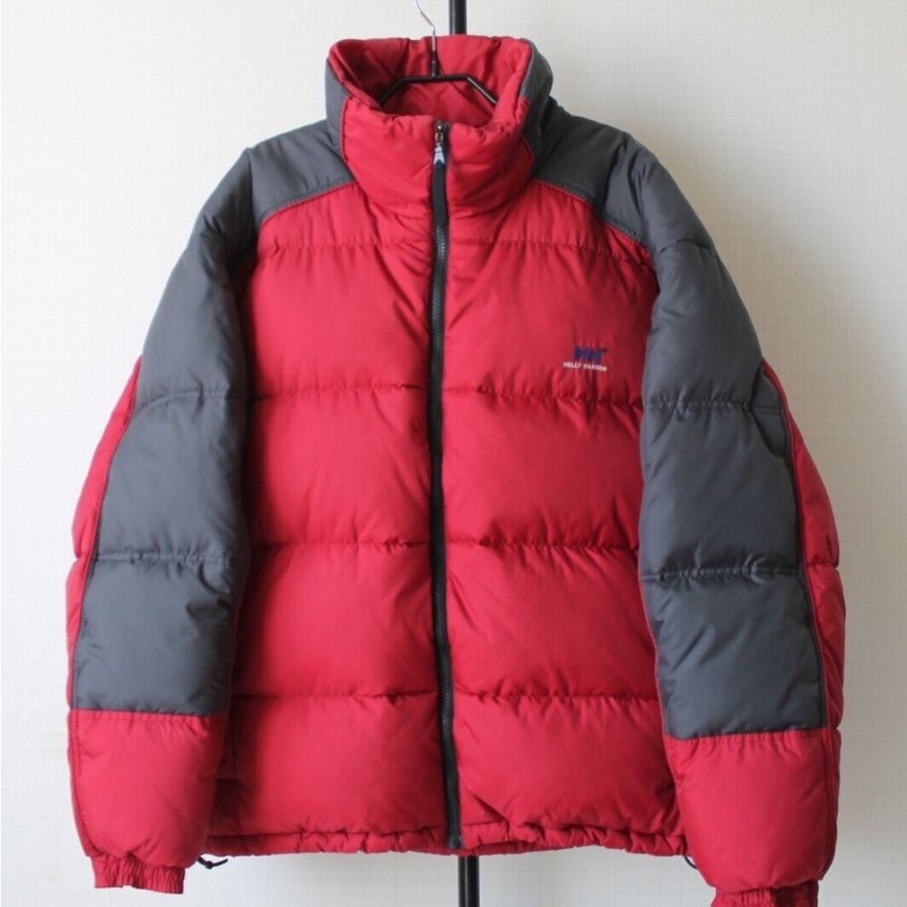 Helly Hansen Red/Grey Puffer Coat- VGUC-Sx Lg - WARM! 🍂❄️ - Picture 3 of 16